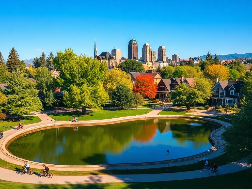 Washington Park Denver neighborhood - Denver's most beloved active-lifestyle neighborhood surrounding a 165-acre park with lakes, trails,
